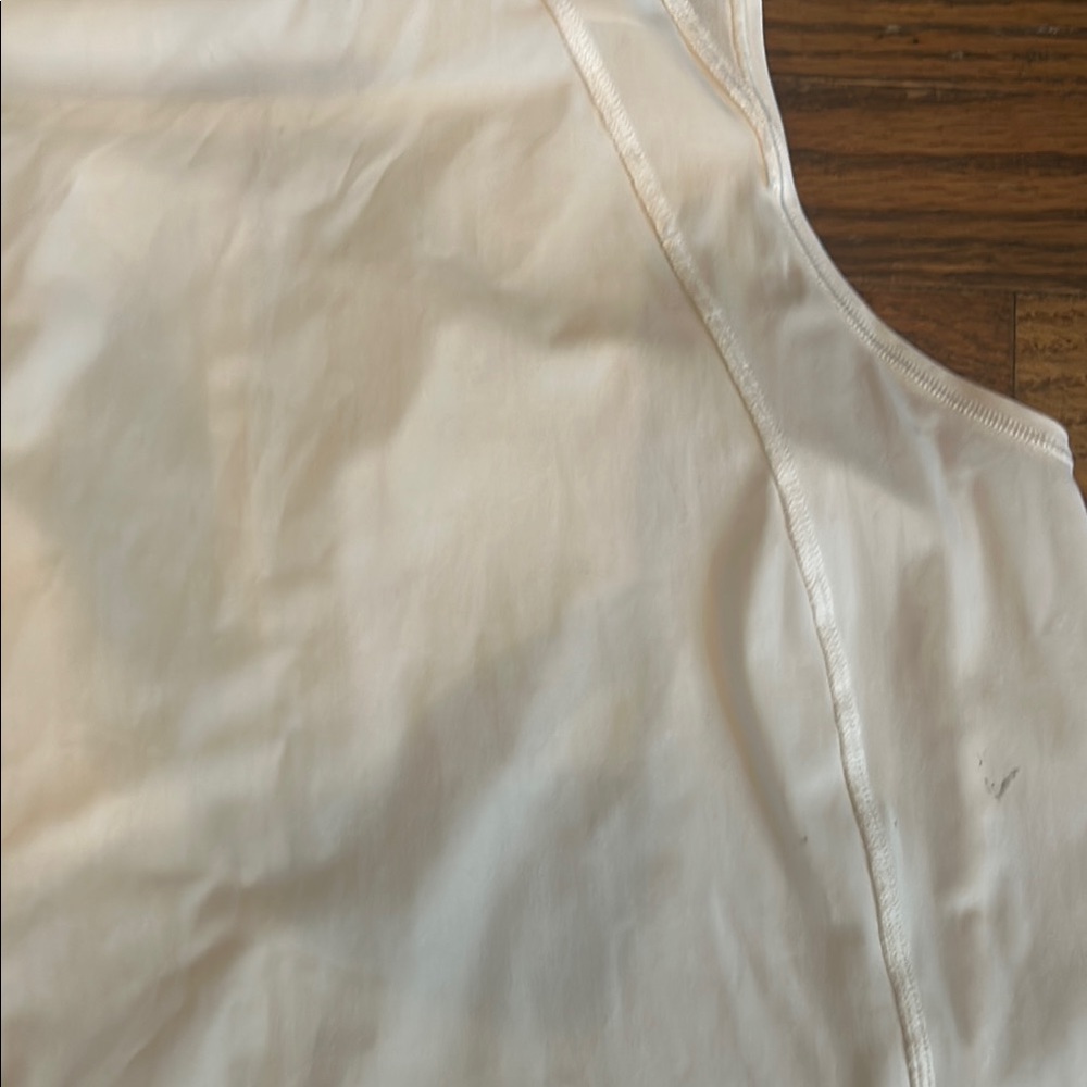 Lululemon Athletica White Muscle Tee Sleeveless Top - Picture 5 of 8